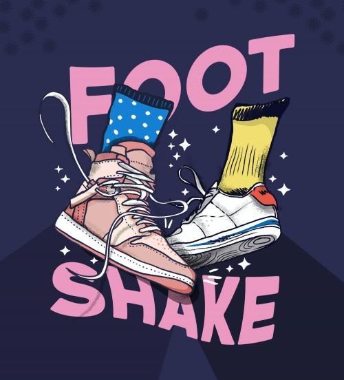 foot shake-用腳打招呼