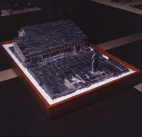 石板屋模型 Stone Slab House Model