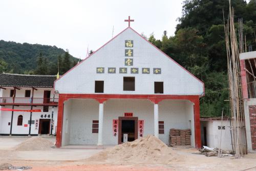 樟村教堂外觀 The exterior of the Tschong-tshoun Church