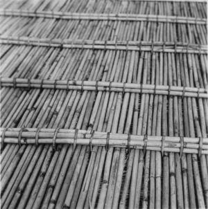 竹編屋壁