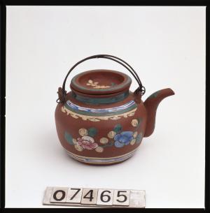 彩繪茶壺